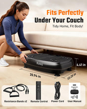 Load image into Gallery viewer, Vibration Plate Exercise Machine, 3D Whole Body Vibration Platform for Lymphatic Drainage and Muscle Recovery, 450-lb Capacity Fitness Machine with Bluetooth Speaker and LED Display for Home Gym