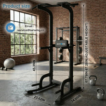Load image into Gallery viewer, BARWING Pull Up Bar Station- Full Black