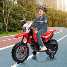 Load image into Gallery viewer, Kids Ride on Motorcycle, Electric Battery Powered Rechargeable Motorbike 6V Licensed Honda Kids Car, Red