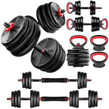 Load image into Gallery viewer, GOIMU Home Gym, M1 Workout Station with 140LBS Weight Stack, 54lbs Adjustable Dumbbells