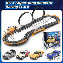 Load image into Gallery viewer, Slot Car Race Track Sets for Boys,Race Car Track with 4 High-Speed Slot Cars,Battery or Electric Car Track