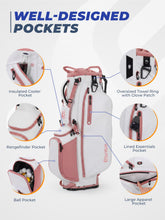 Load image into Gallery viewer, Sturdum Lightweight 7 Way Golf Stand Bag for Men Women, Upgrade Base