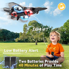Load image into Gallery viewer, Foam Remote Control Airplanes RC Planes for Kids Adults 4-7 8-16, Remote Control Planes Fighter Jet with Light, 360° Flip Fighter Jet Toy
