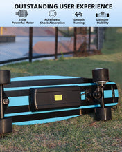 Load image into Gallery viewer, Electric Skateboard with 350W Motor, 27" Eboard with Remote Control, 4 Modes Max 10Mph, 8 Layers Deck, Electric Skateboards