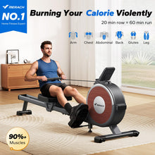 Load image into Gallery viewer, Merach Rowing Machine, Magnetic Rower Machine for Home - (Manual-Adjust Classic)