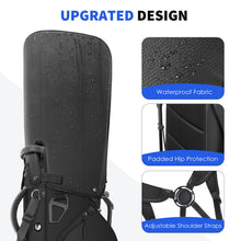 Load image into Gallery viewer, Findway 5 Way Golf Stand Bag, Upgraded Lightweight Golf Bag with Stand, Golf Club Bag with 7 Pockets Dual Strap and Rain Cover for Men Women