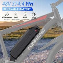 Load image into Gallery viewer, Electric Bike for Adults, 26'' 1000W Peak Ebike, Up to 50 Miles 21.7MPH Electric Mountain Bike with 48V 374.4WH Removable Battery