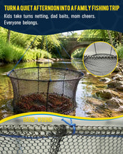 Load image into Gallery viewer, 2Pack Drop Net for Pier Fishing Set, Foldable Fishing Net 31.5"×40" Hoop