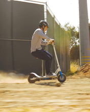 Load image into Gallery viewer, Seated Electric Scooter - 9" Air-filled Tires, Removable Seat, Up to 15 mph and 10 Miles Range