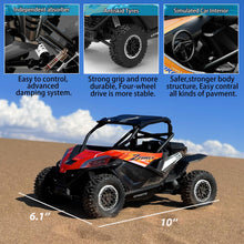 Load image into Gallery viewer, Remote Control Car All Terrain for Zforce, 4WD Off Road UTV Trucks with 3 Speed and LED Bodylight, 1:12 Scale Electric RC, 2 Batteries Included