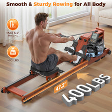 Load image into Gallery viewer, YOSUDA Water Rowing Machines for Home Use (CLASSIC-22L Tank)