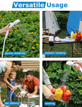 Load image into Gallery viewer, innhom Portable Shower Camping Shower Outdoor Camp Shower Pump, Electric Rechargeable Portable Camping Shower, Powered by Rechargeable Battery
