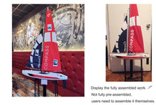 Load image into Gallery viewer, 53” Inch Remote Control Boat RC Pre-Assemble Sail Accessories Kits 2.4G Electric Sailboat Watercraft for Adults Boys (S)