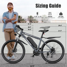 Load image into Gallery viewer, Electric Bike for Adults, Peak 1000W Ebike, 50Miles 21.7MPH Adult Electric Bicycles, 26" Electric Mountain Bike 48V 374.4WH Battery