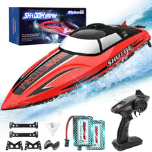 Load image into Gallery viewer, RC Boat - R208 20+ MPH Fast Remote Control Boat for Pool & Lake, 2.4GHz RC Boats for Adults & Kids with Rechargeable Battery