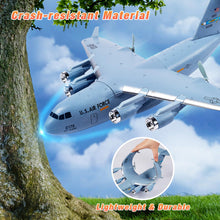 Load image into Gallery viewer, RC Airplane, 2CH RC Plane Ready to Fly, 2.4GHz C-17 Remote Control Airplane with 6-axis Gyro Stabilizer Globemaster III Military Transport Aircraft