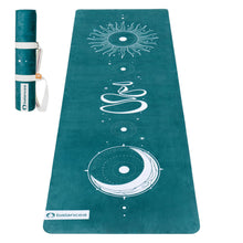 Load image into Gallery viewer, Yoga Mat With Strap 5mm Non Slip Suede & TPE - Eco-Friendly Fitness & Exercise Mat for Home Gym
