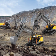 Load image into Gallery viewer, Remote Control Excavator 1/16 Scale 3 in 1 RC Excavator Shovel Loader Digger Toy with 2 Tools,17 Channel Full Functional