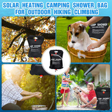 Load image into Gallery viewer, VIHOSE 12 Pcs Solar Shower Bags 5 Gallons/ 20 L Solar Heating