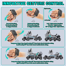 Load image into Gallery viewer, Remote Control Robot Dog Toy for Kids,2.4Ghz 8WD Gesture Sensing Stunt Rc Cars with Music & Light