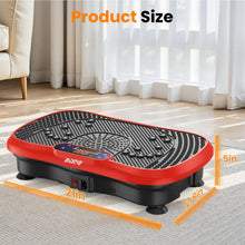 Load image into Gallery viewer, AXV Vibration Plate Fitness Platform Exercise Machine Vibrating Shaking Full Body Shaker Workout Vibrate Stand Shake Board Sport for Weight Loss Fat Burner for Gym Home Office