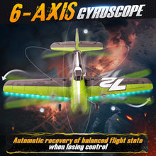 Load image into Gallery viewer, RC Helicopter, Easy Control for Beginners Toys with Colorful LED Navigation Lights(Green)
