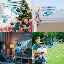 Load image into Gallery viewer, TERRAMUS Remote Control Helicopter for Kids, 2.4G Altitude Hold RC Helicopters with LED Light & Gyro, Radio Controlled Aircraft Indoor Toy with 3.5 Channel High Low Speed for Boys Beginner
