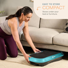 Load image into Gallery viewer, Lifepro Waver Vibration Plate Exercise Machine – High-Intensity Vibration Plate for Lymphatic Drainage – Full-Body Workout Vibrating Platform with Loop Bands – Fitness Equipment for Strength & Toning