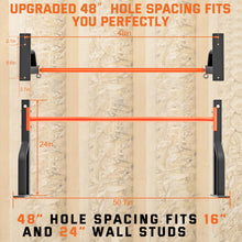 Load image into Gallery viewer, 2026 Upgrade Pull Up Bar Wall Mounted (Orange)