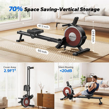 Load image into Gallery viewer, Rowing Machine, MERACH Bluetooth Magnetic Rower Machine (Electric-Adjust (Plug-in))