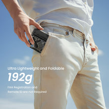 Load image into Gallery viewer, 8K Action Flying Camera, Foldable Drone with Camera with 42 KM/H Follow Speed, 10+ Fully Automatic Flight Modes, Fly Anywhere (Cycling Combo)