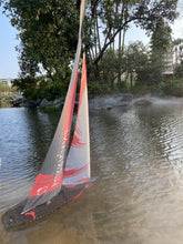 Load image into Gallery viewer, Remote Control Sailboat Model Huge for Adult Teens Fall Water Recreation Sailboat Model 84 Inch (213cm)