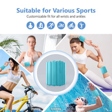 Load image into Gallery viewer, Wrist and Ankle Weights for Women & Men 2 Pack (1lb Each) (Magnetic Blue)