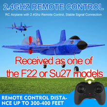 Load image into Gallery viewer, F22 RC Plane, Remote Control Airplane, 2.4Ghz Ultra Long Endurance Raptor RC Fighter Jet Toy Airplanes for Kids Beginners Boys Girls