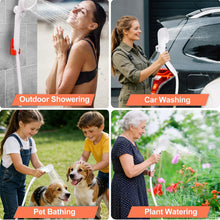 Load image into Gallery viewer, B013 Portable Shower Pump for Camping – 7800mAh Long-Lasting & Quiet Outdoor Shower with LED Display, IPX8 Waterproof Outdoor Shower for Pet Bath, Car Wash & RV