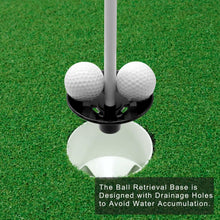 Load image into Gallery viewer, CoGolfing 6 ft Fiberglass Golf Flagstick, 5-Section, Retrieval Base