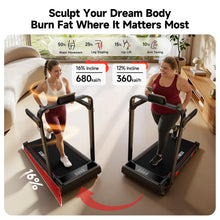 Load image into Gallery viewer, RHYTHM FUN Treadmill with Incline - Matt Black