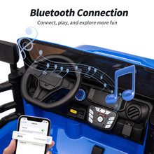 Load image into Gallery viewer, 2 Seater Ride on Toy Car for Kids, 24V 4WD Ride-on Truck Kids Electric Car with Remote Control, 4x200W Motors - Blue
