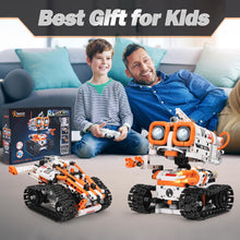Load image into Gallery viewer, STEM Robotics Kits for Kids Ages 8-12 8-14 Year Old, 3 in 1 Remote/APP Control & Programming Robot Building Set