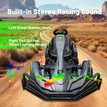 Load image into Gallery viewer, Electric Go Kart, PRO Go Karts for Adults Build in 1500W*2 AC Brushless Motor with 54V8A Removable Lithium Battery and Handbrake