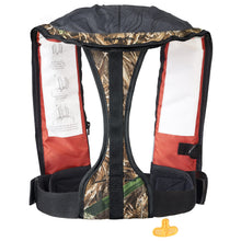 Load image into Gallery viewer, BLUESTORM Stratus 35 Inflatable Life Jacket PFD for Adults (Max5 Camo) | US Coast Guard (USCG) Approved Automatic Self Inflating Life Vest Preserver with Manual Ripcord