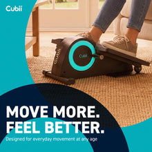 Load image into Gallery viewer, Cubii JR1, Under Desk Elliptical, Bike Pedal Exerciser, Seated Elliptical, Work from Home Fitness, Mini Elliptical Machines for Home Use, Exerciser for Seniors, Desk Exercise, Aqua…