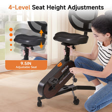Load image into Gallery viewer, HitGo Ergonomic Office Chair with Exercise Bike - Black
