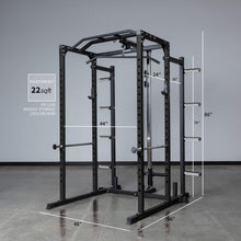 Load image into Gallery viewer, REP Fitness PR-1100 Power Rack + Dip Attachment + Lat Pulldown + Weight Storage + AB-3000 Bench