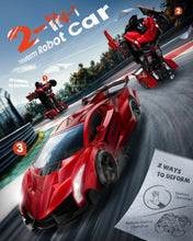 Load image into Gallery viewer, 1:14 Scale 2-in-1 Robot Toy with Gesture Sensing & V997 120 Min Playtime All Terrain Monster Truck