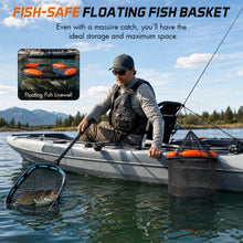 Load image into Gallery viewer, PLUSINNO Fishing Net with Floating Fish Basket, Kayak Fishing AccessoriesBL