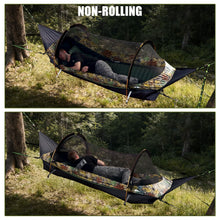 Load image into Gallery viewer, Night Cat Flat Lay Hammock: Non-Rolling Hammock Tent for Adults 1 Person 330LBS