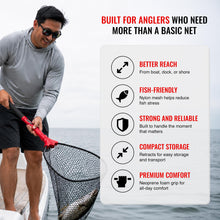 Load image into Gallery viewer, EGO S2 Slider Fishing Landing Net, Large Nylon Mesh, 29-60-Inch Handle