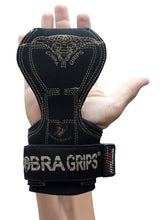 Load image into Gallery viewer, Cobra Grips Weight Lifting Gloves (PRO Black Leather)