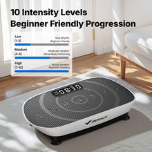 Load image into Gallery viewer, MERACH Vibration Plate Exercise Machine, Curved Vibration Plate for Lymphatic Drainage Weight Loss, Vibrating Plate with Real-Time Calorie Tracking on LED Display, Workout Equipment for Home Women Men